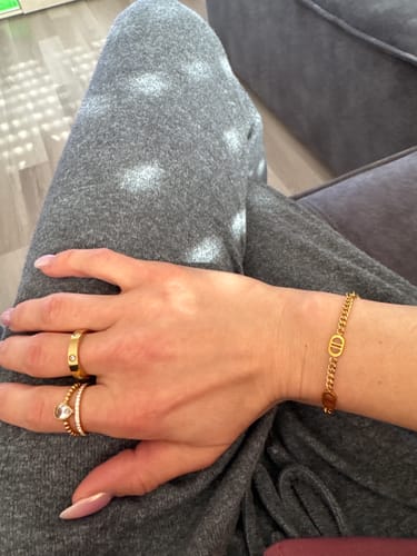 Customer photo review of Five Prestige Armband | 18K vergoldet