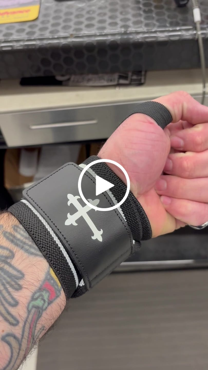 Customer video review of Cross Wrist Wraps
