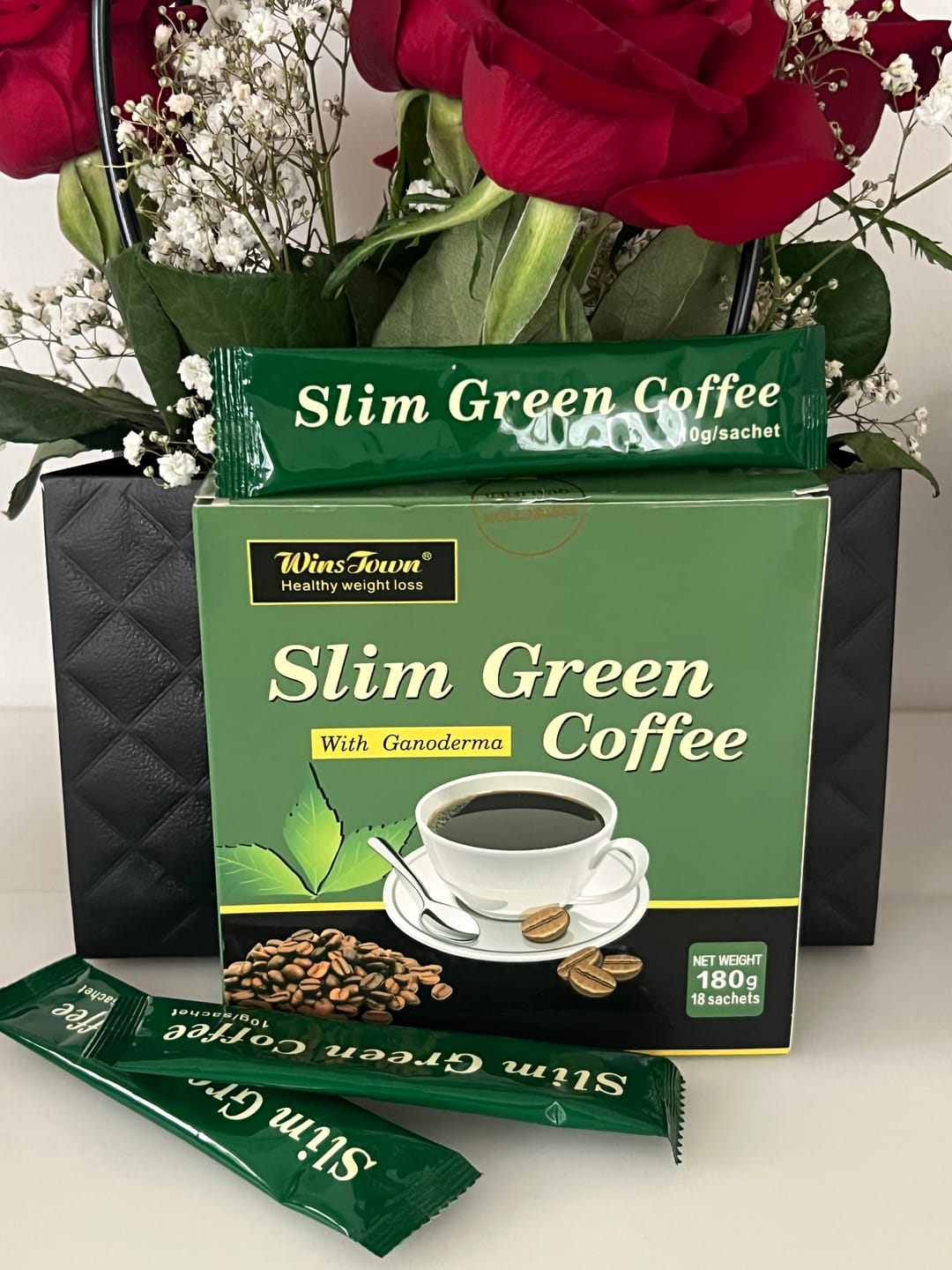 Customer photo review of Slim green coffee - 18 sachets