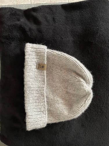 Customer photo review of Personalisierte Faltlabels aus Kunstleder - 60 x 20 mm - Labels mit Wunschname