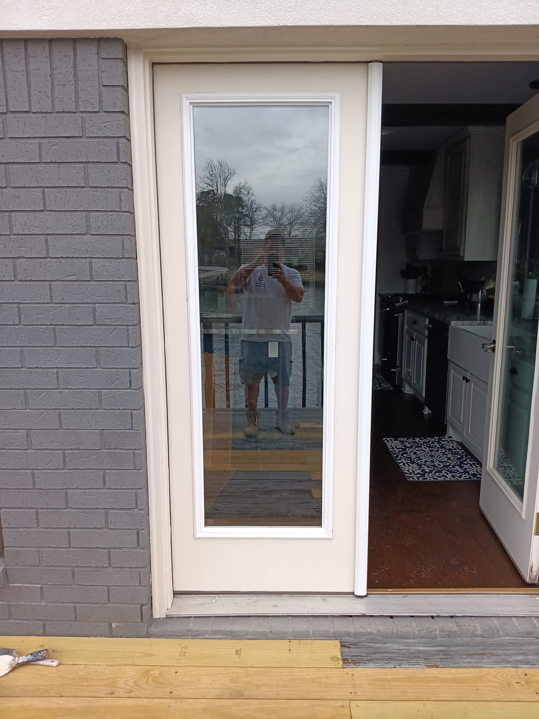 Customer photo review of Clear 1 Lite Glass and Frame Kit (Full Lite)