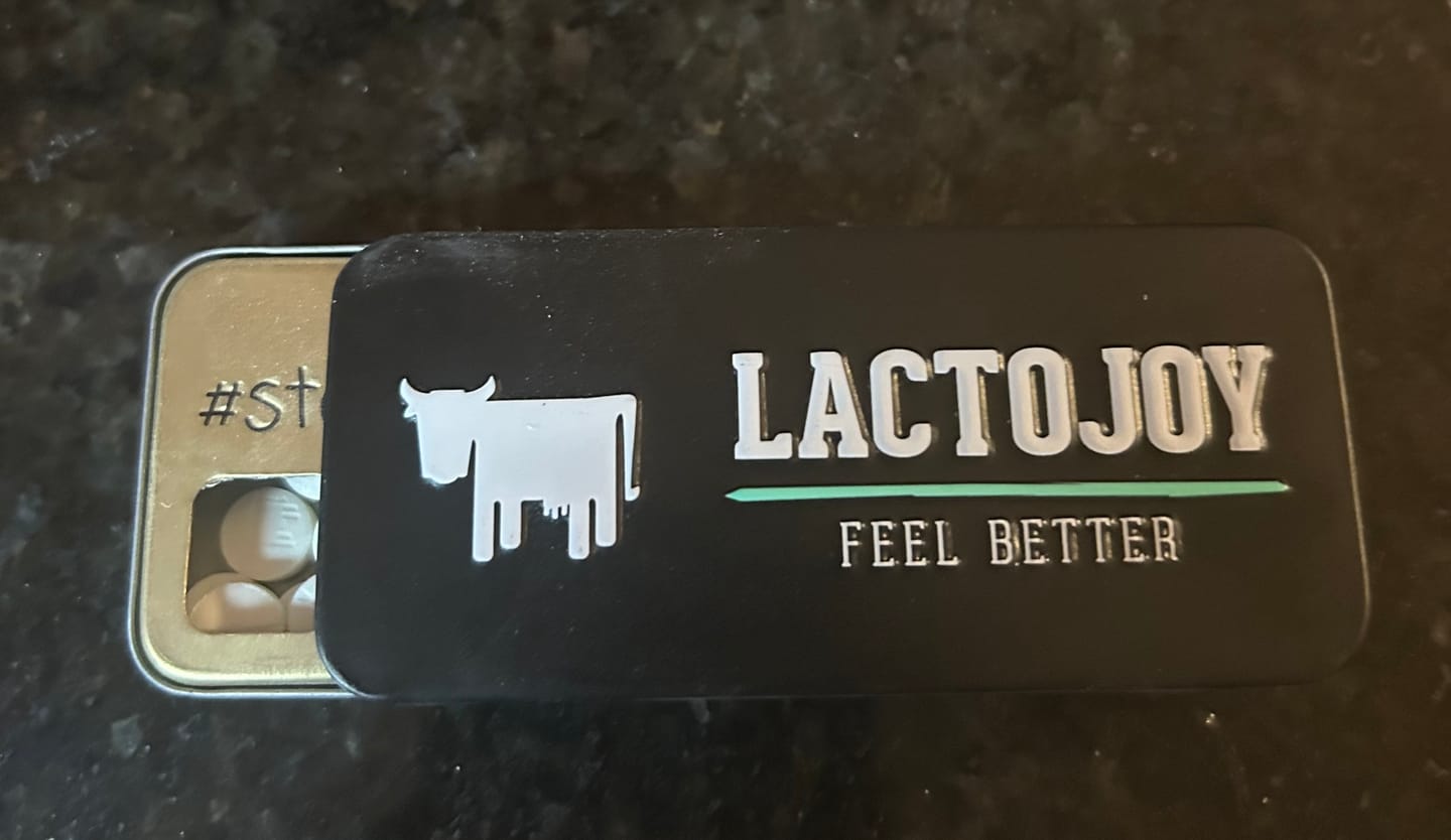 Customer photo review of LactoJoy Lactase Pills - 14.500 FCC - 45 pcs