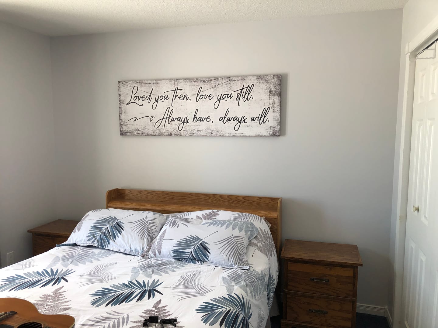 Customer photo review of "Loved You Then, Love You Still" Premium Panoramic Canvas