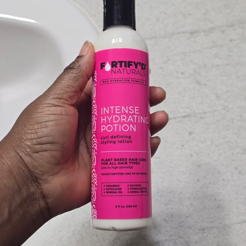 Customer photo review of Intense Hydrating Potion