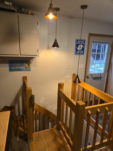 Customer photo review of Industrial Vintage Antique Copper Pendant Light