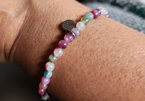 Customer photo review of Rainbow Tourmaline Bracelet Mini