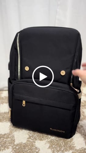 Customer video review of LuxeLittleOne™ Luxury Baby Bag