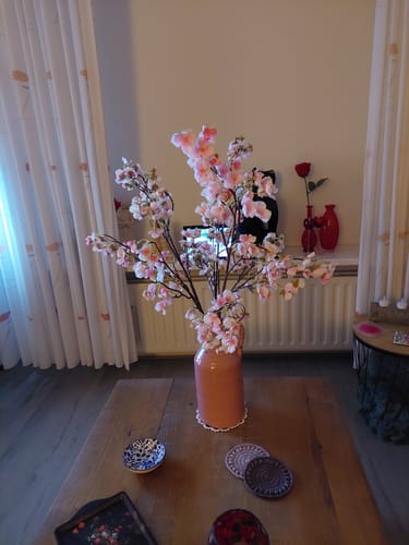 Customer photo review of Zijden Bloesem - Roze (3 stengels)