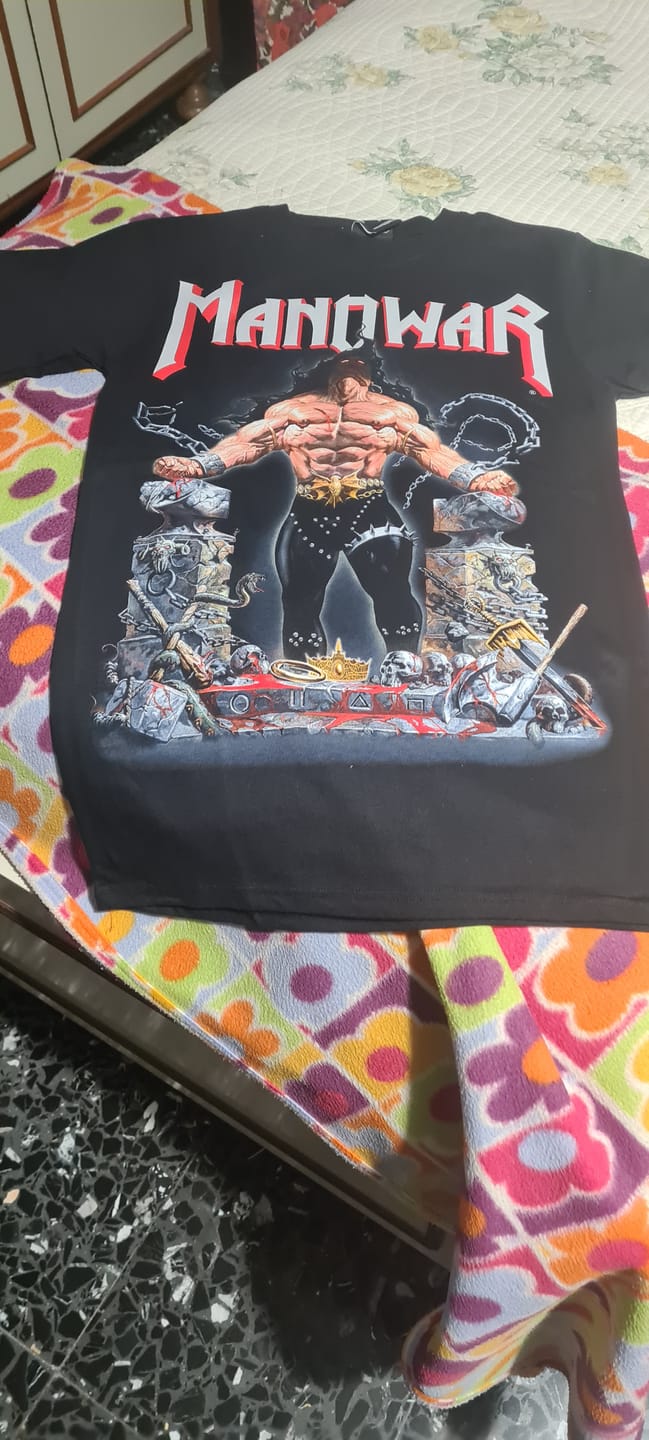 Customer photo review of MANOWAR T-SHIRT LOUDER THAN HELL 2025