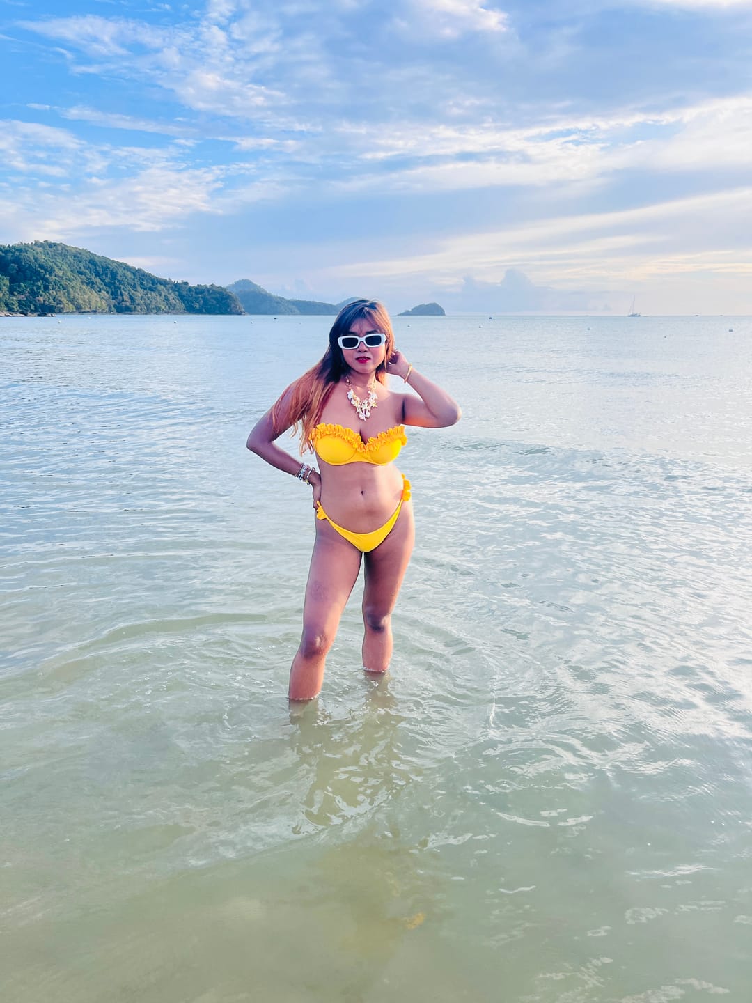 Customer photo review of Floral Dream Bikinis