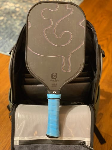 Customer photo review of The Filth 16mm Pickleball Paddle- Black on Black