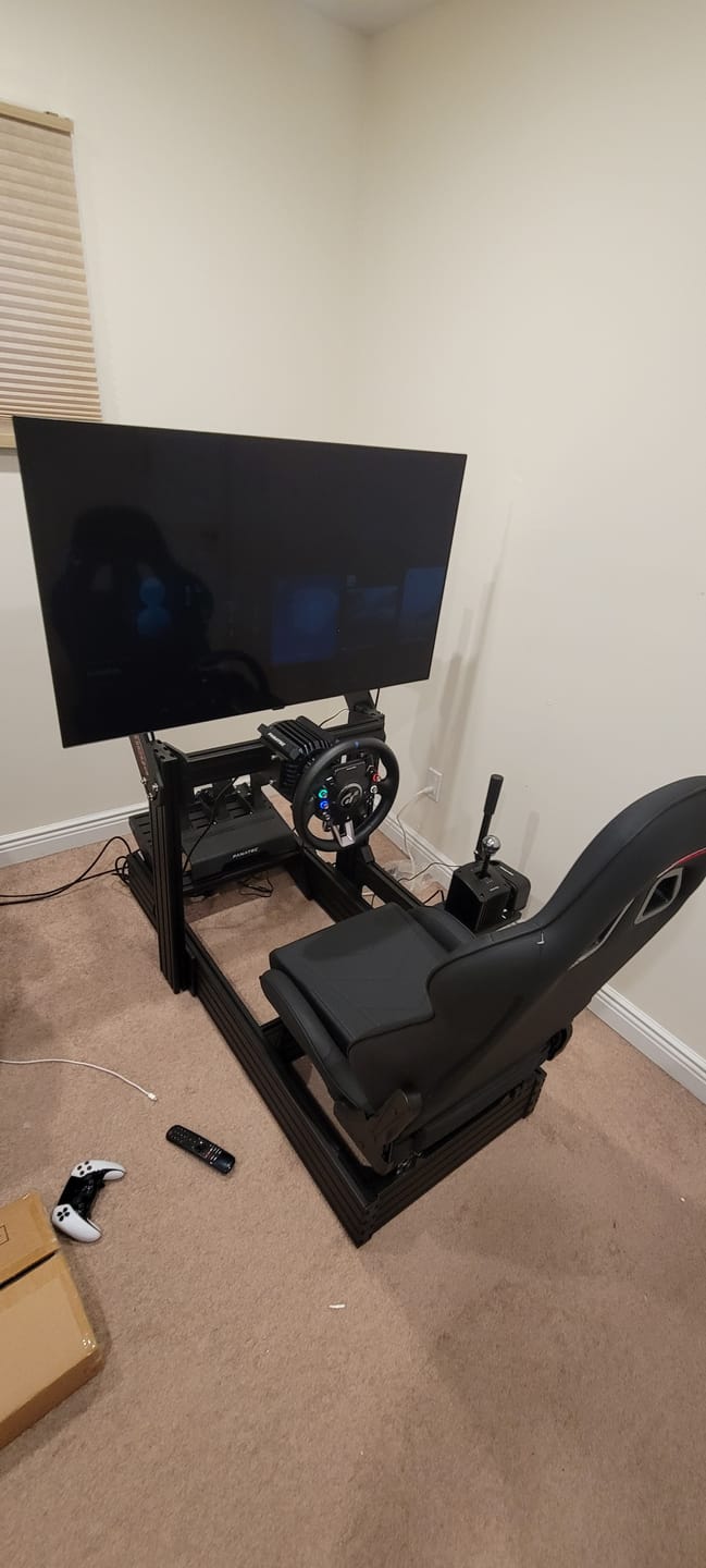 Customer photo review of PRIME Integrated Monitor Mount