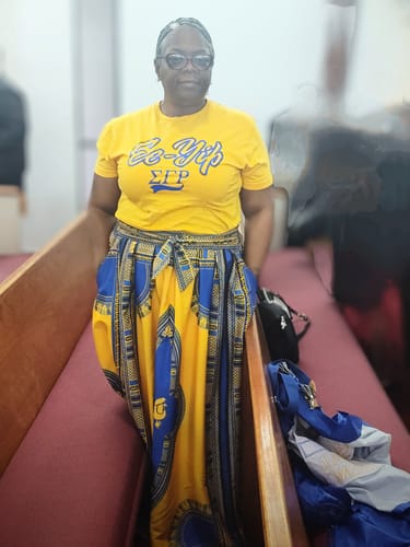 Customer photo review of Dashiki Long skirt- SGRHO