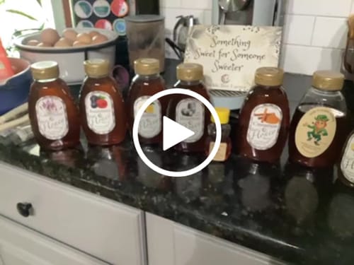 Customer video review of Peach Infused Honey