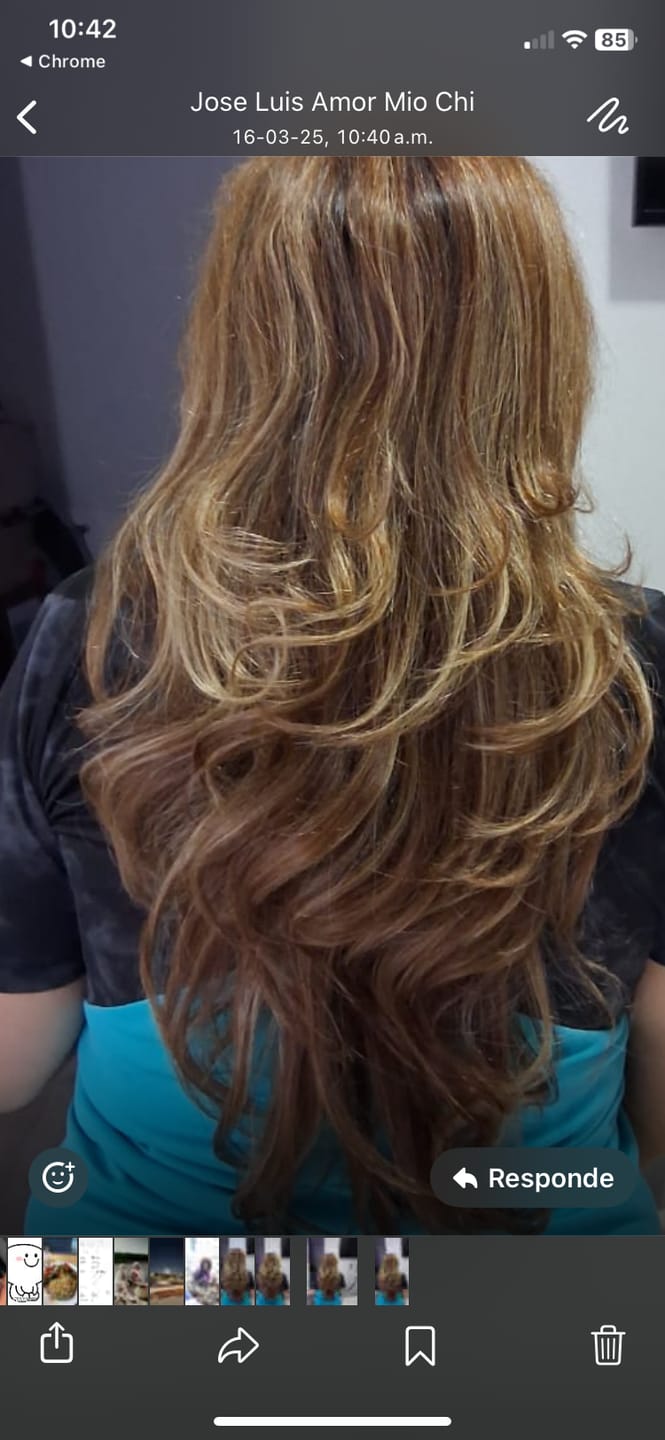 Customer photo review of Mascarilla Matizadora Platinum 300 g