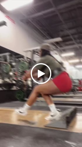 Customer video review of Red Halter Sports Bra and Short Set