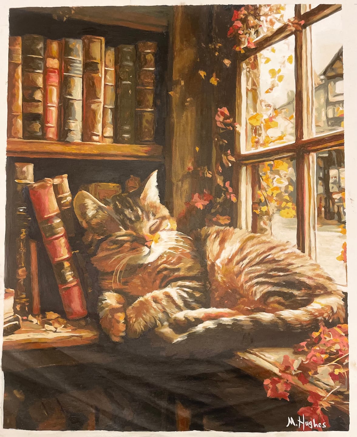 Customer photo review of The Book Nook – Paint by Numbers