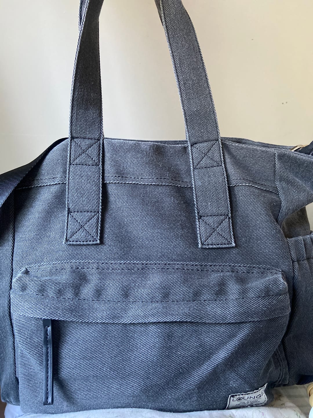Customer photo review of Cartera De Hombro Notebook Jeans Back To School