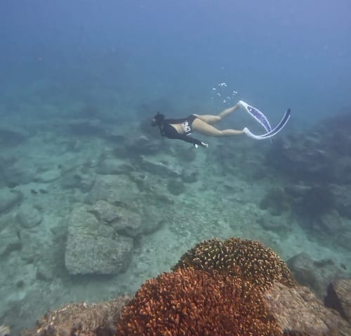 Customer photo review of Luna Long Sleeve Swimwear