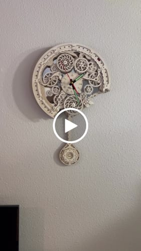 Customer video review of Gear Clock 3D Wooden Puzzle