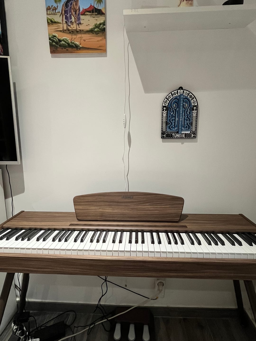 Customer photo review of Donner DDP-80 Piano numérique domestique 88 touches Style boisé
