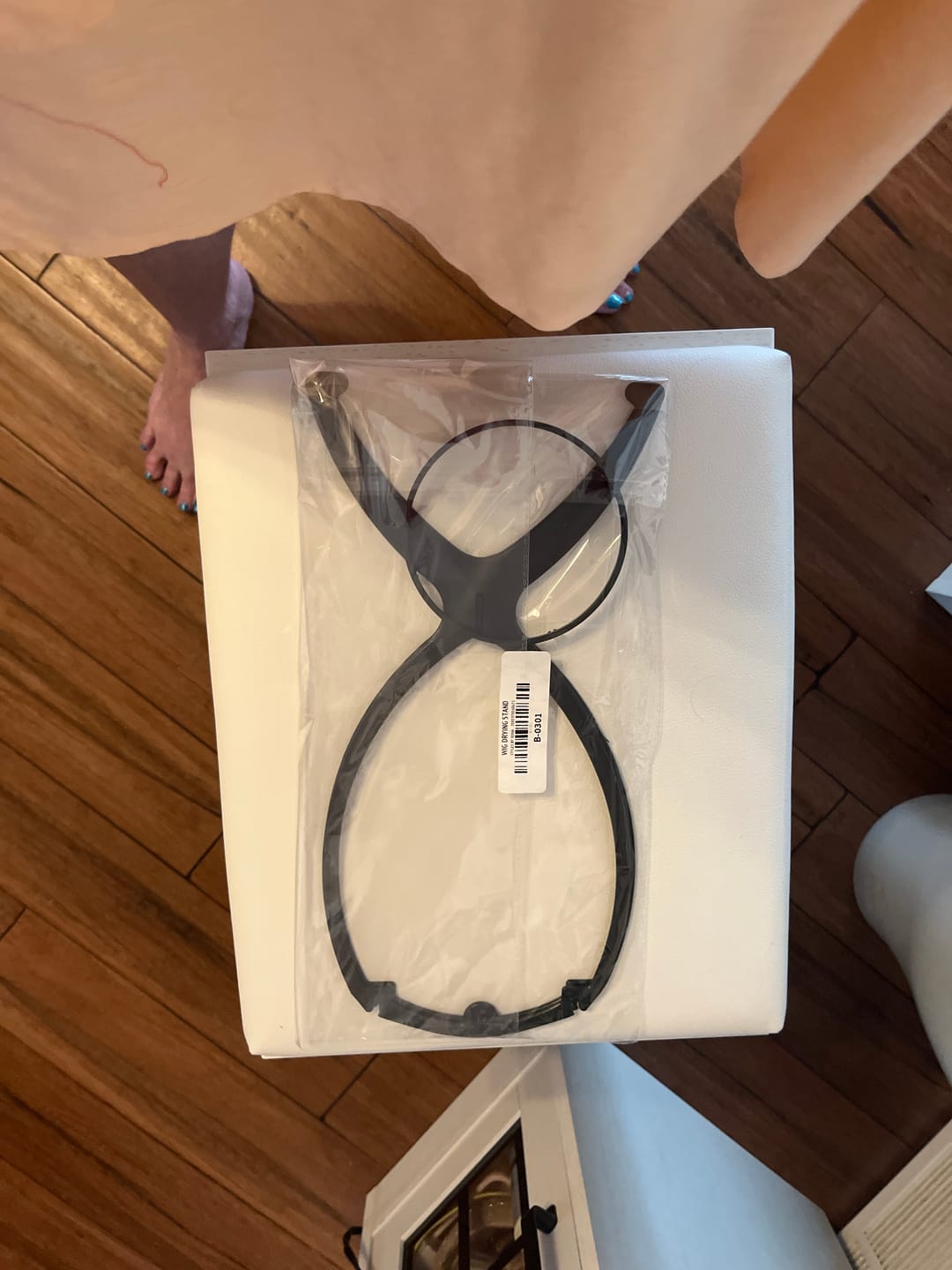 Customer photo review of WIG DRYING STAND