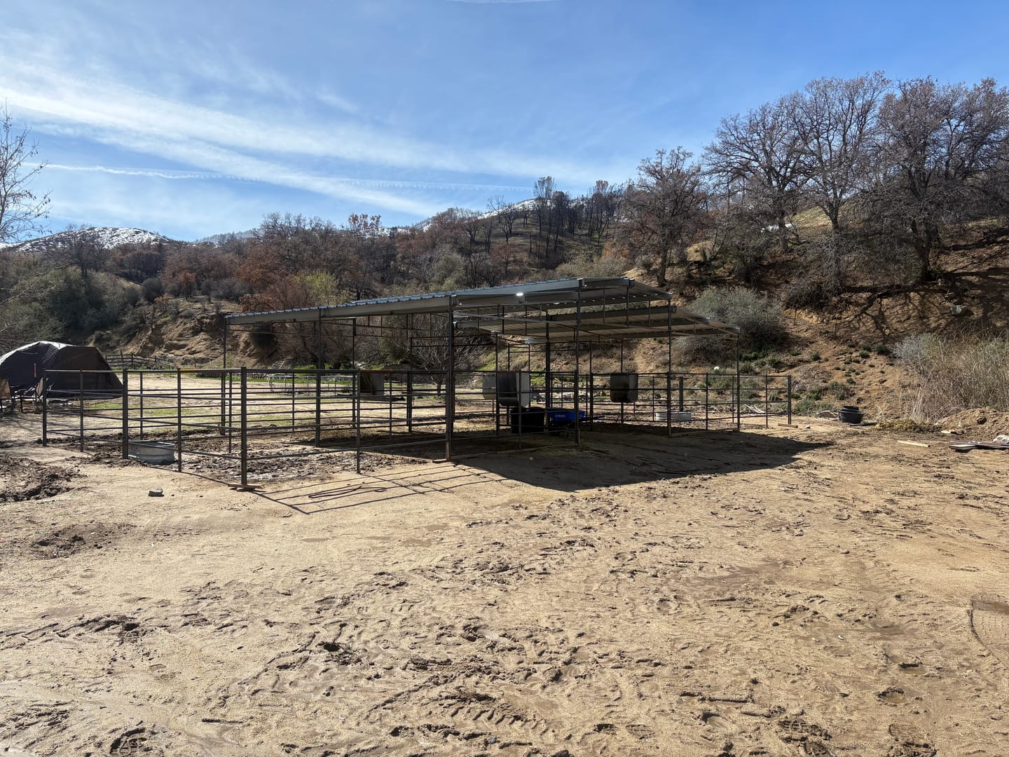 Customer photo review of Mare Motel with 12x24 Stalls and 12ft Breezeway 4-Rail *LIMITED TIME SALE*