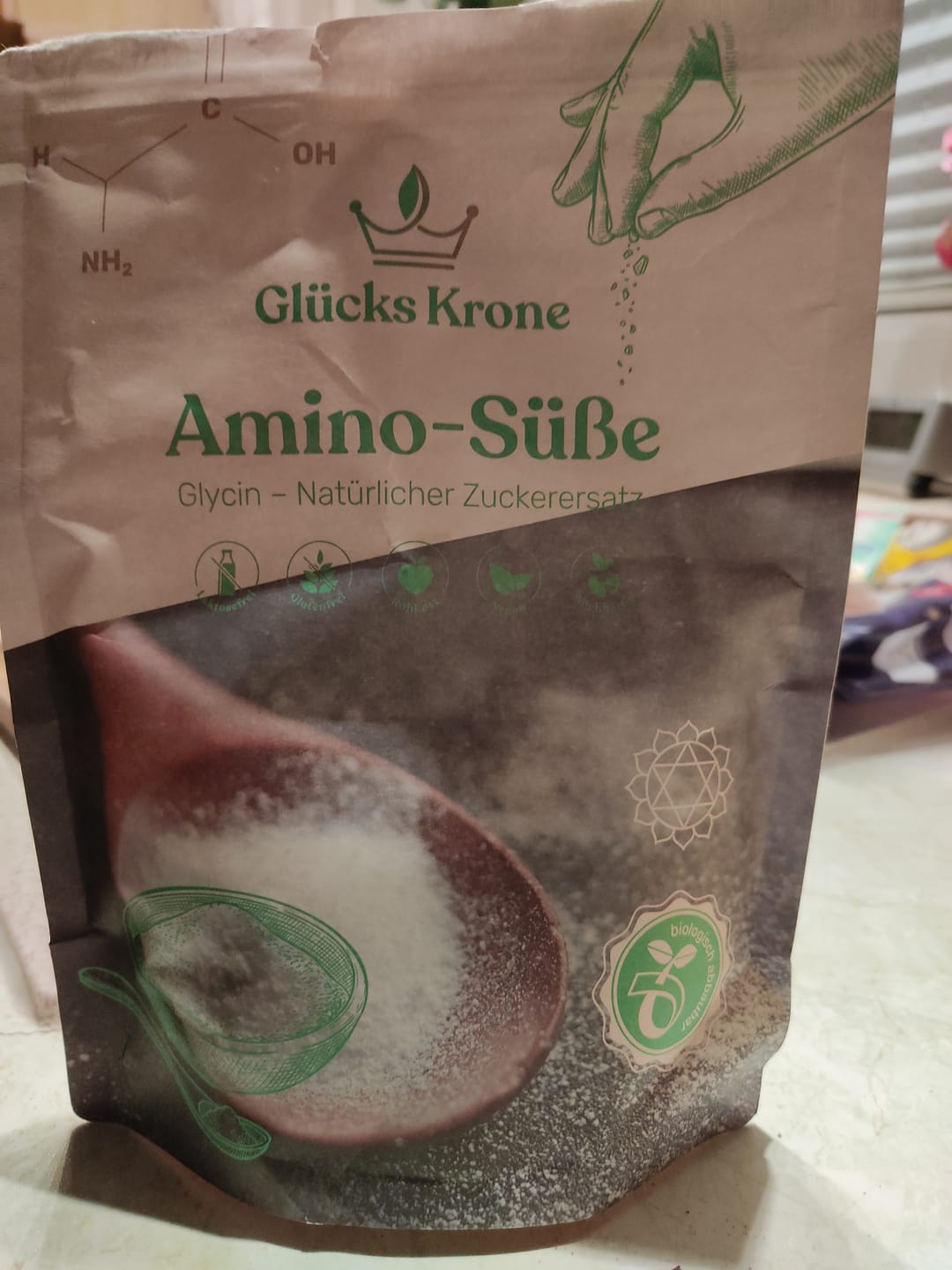 Customer photo review of Amino-Süße (L-Glycin) - 250g