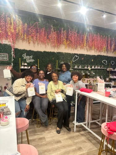 Customer photo review of Custom Creation In-store Experience Booking