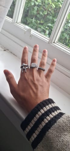Customer photo review of Graffiti Ring