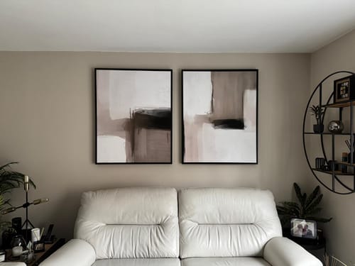Customer photo review of ARABICA FRAMED CANVAS SET OF 2