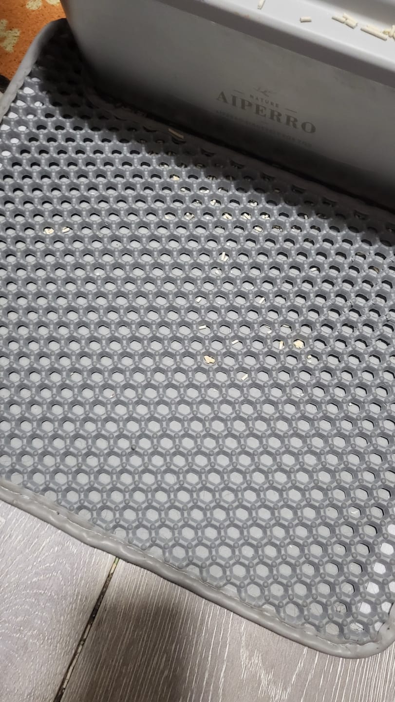 Customer photo review of Michu Premium Mixed Tofu Cat Litter Pro Gen2 6L- Superb in Flushable, Eco-Friendly & Odour-Control