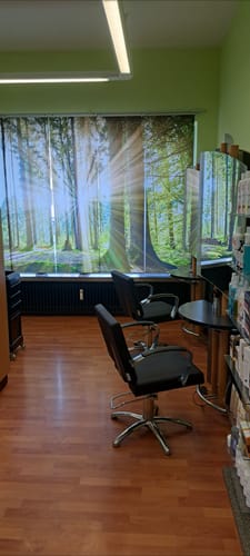 Customer photo review of Foto Schiebegardine "Marmor Schwarz"