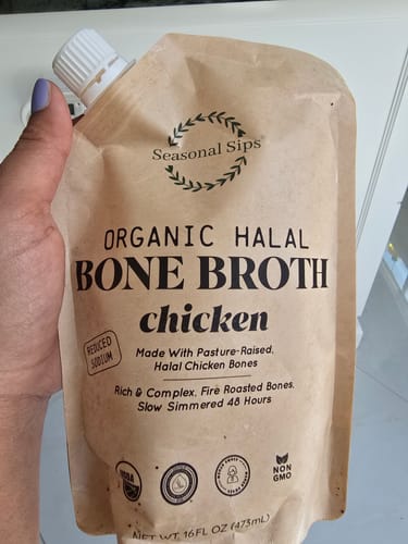 Customer photo review of Organic Halal Chicken Broth