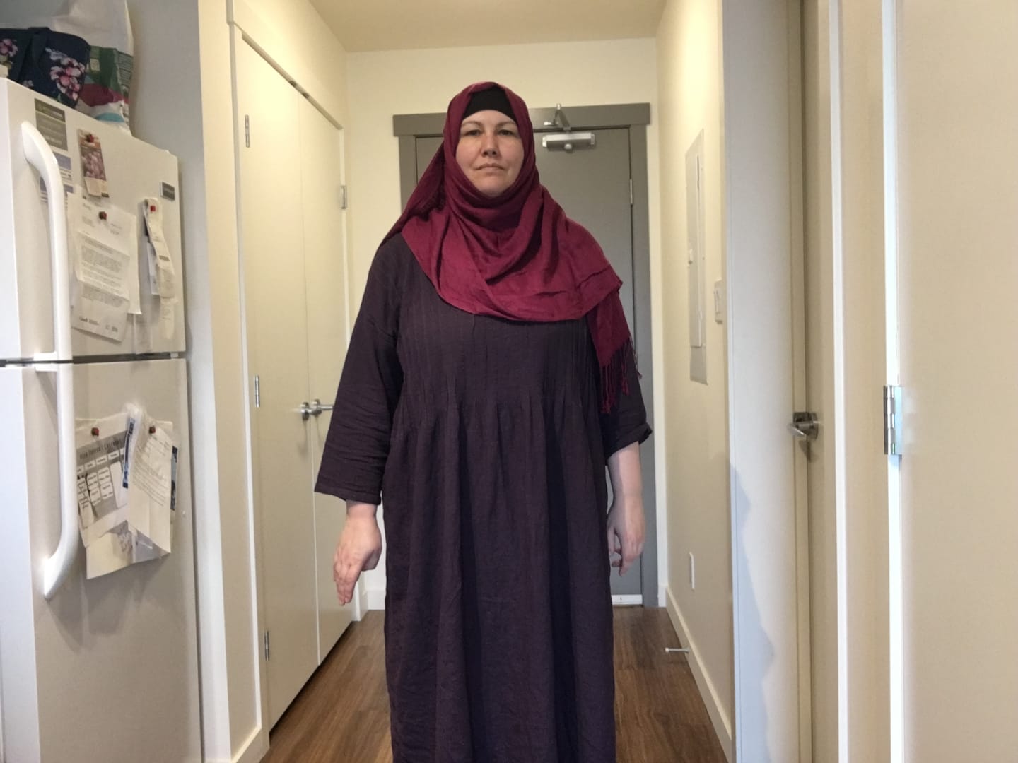 Customer photo review of Women Autumn Vintage Shirred Cotton O-Neck Dress