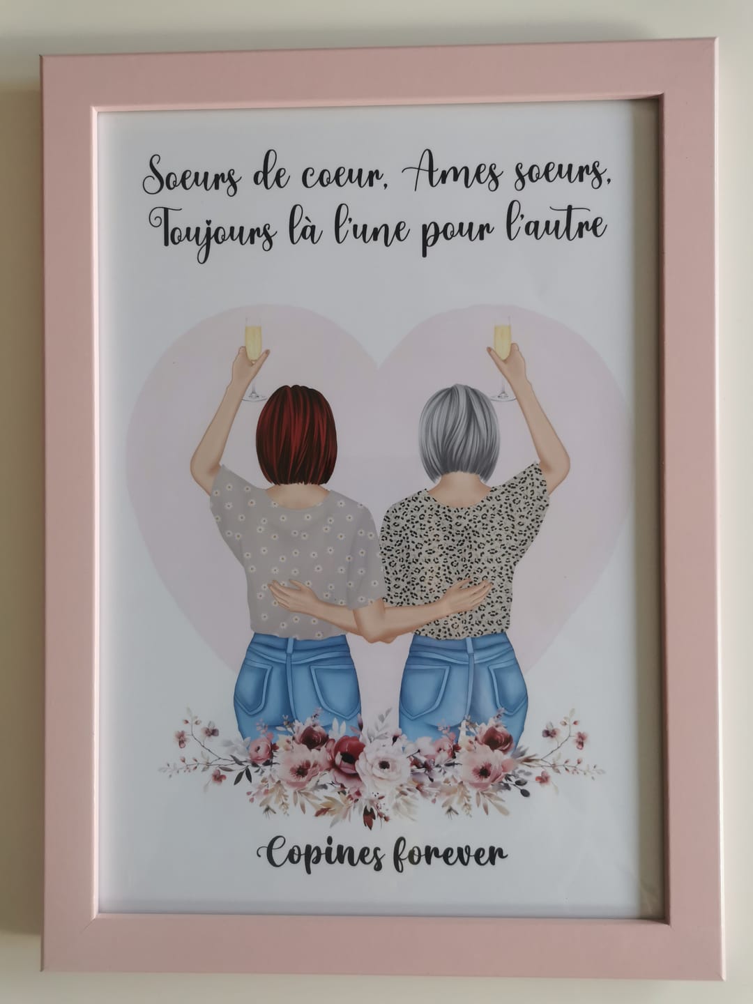 Customer photo review of Affiche Personnalisée - Définition Sœur/Amie/Collègue/Cousine