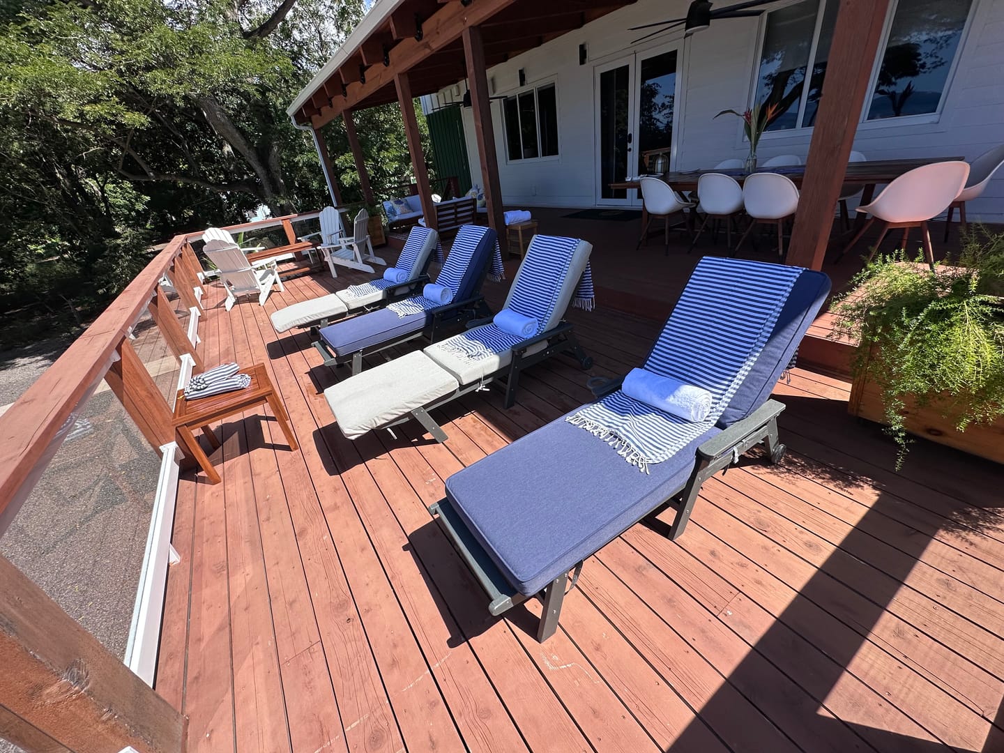 Customer photo review of DURAWEATHER POLY® Folding Adirondack Chair King Size
