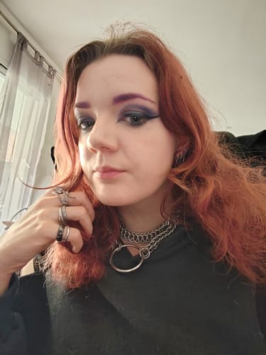 Customer photo review of "Choke Me Daddy" Choker