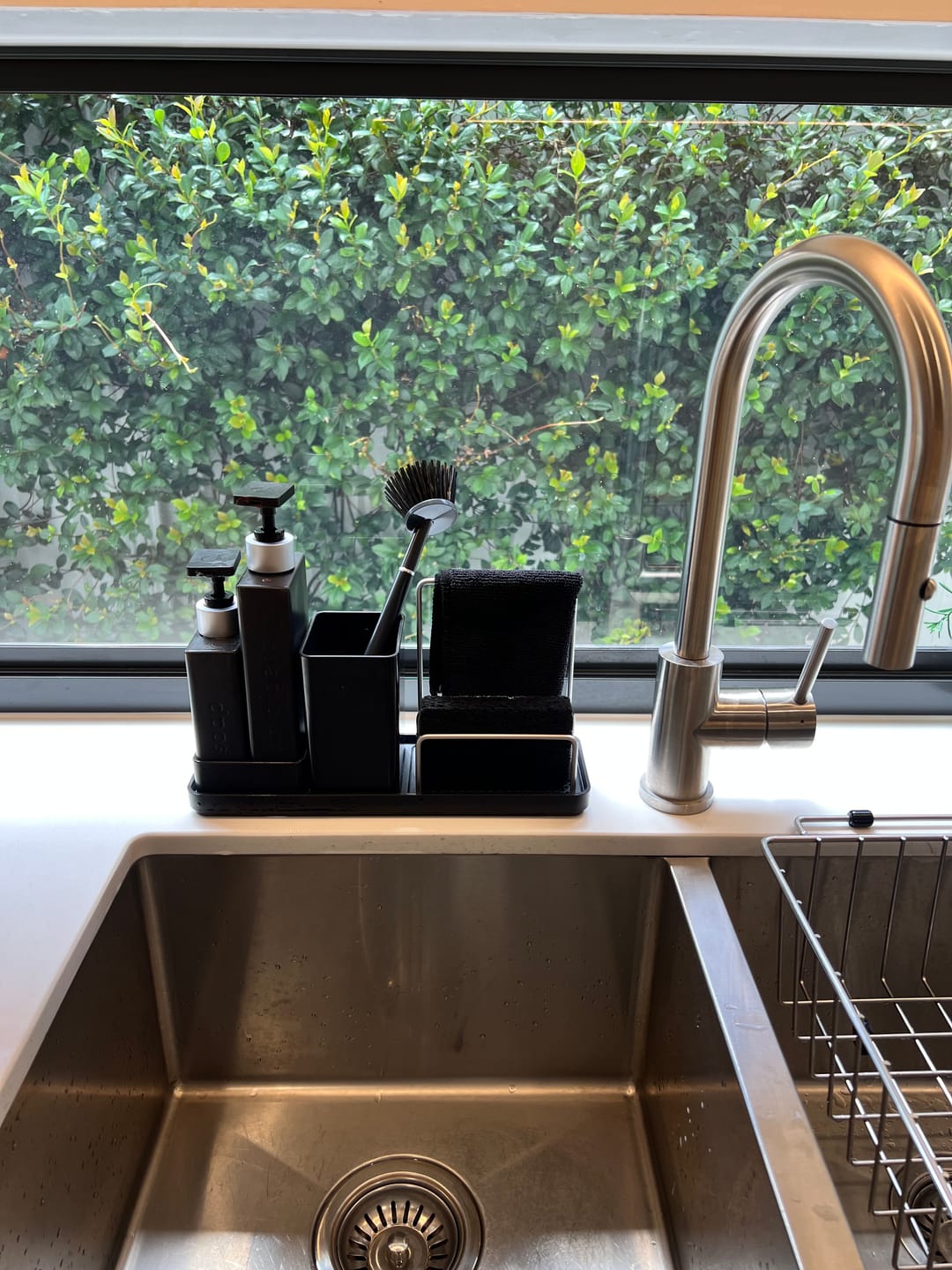 Customer photo review of Drip Deck - Premium Kitchen Sink Caddy
