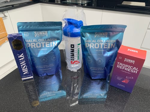 Customer photo review of Halal Collagen Protein