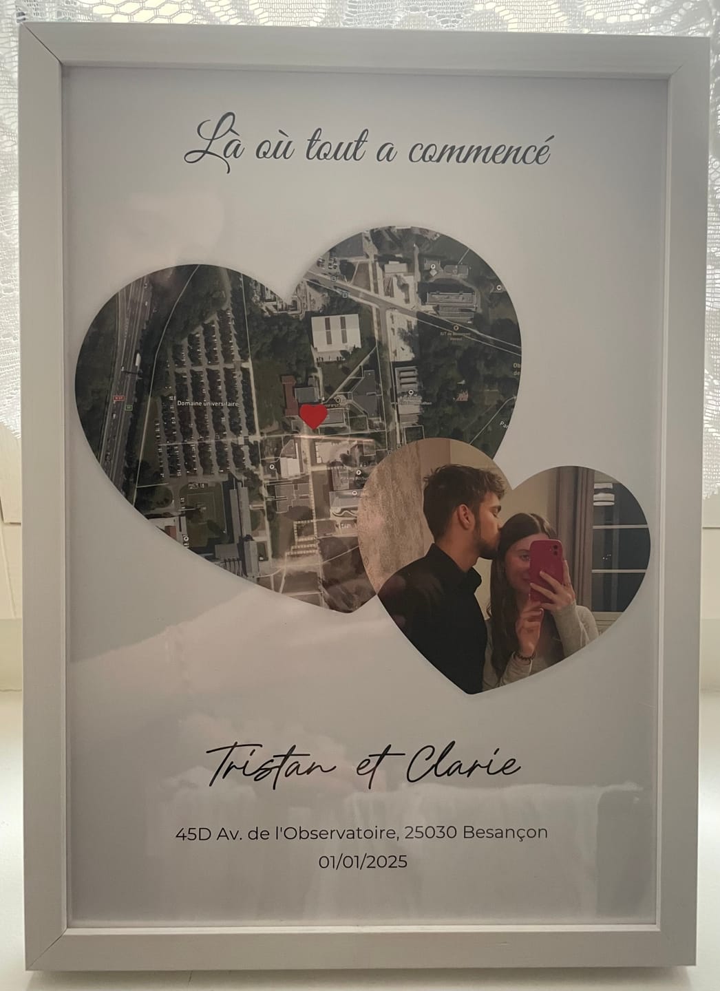 Customer photo review of Là où tout a commencé - Affiche personnalisée