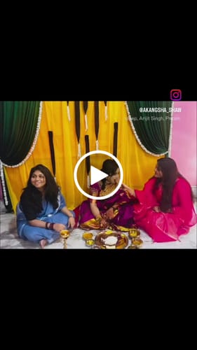 Customer video review of Hoor Olive Green Pure Chiffon Kurta
