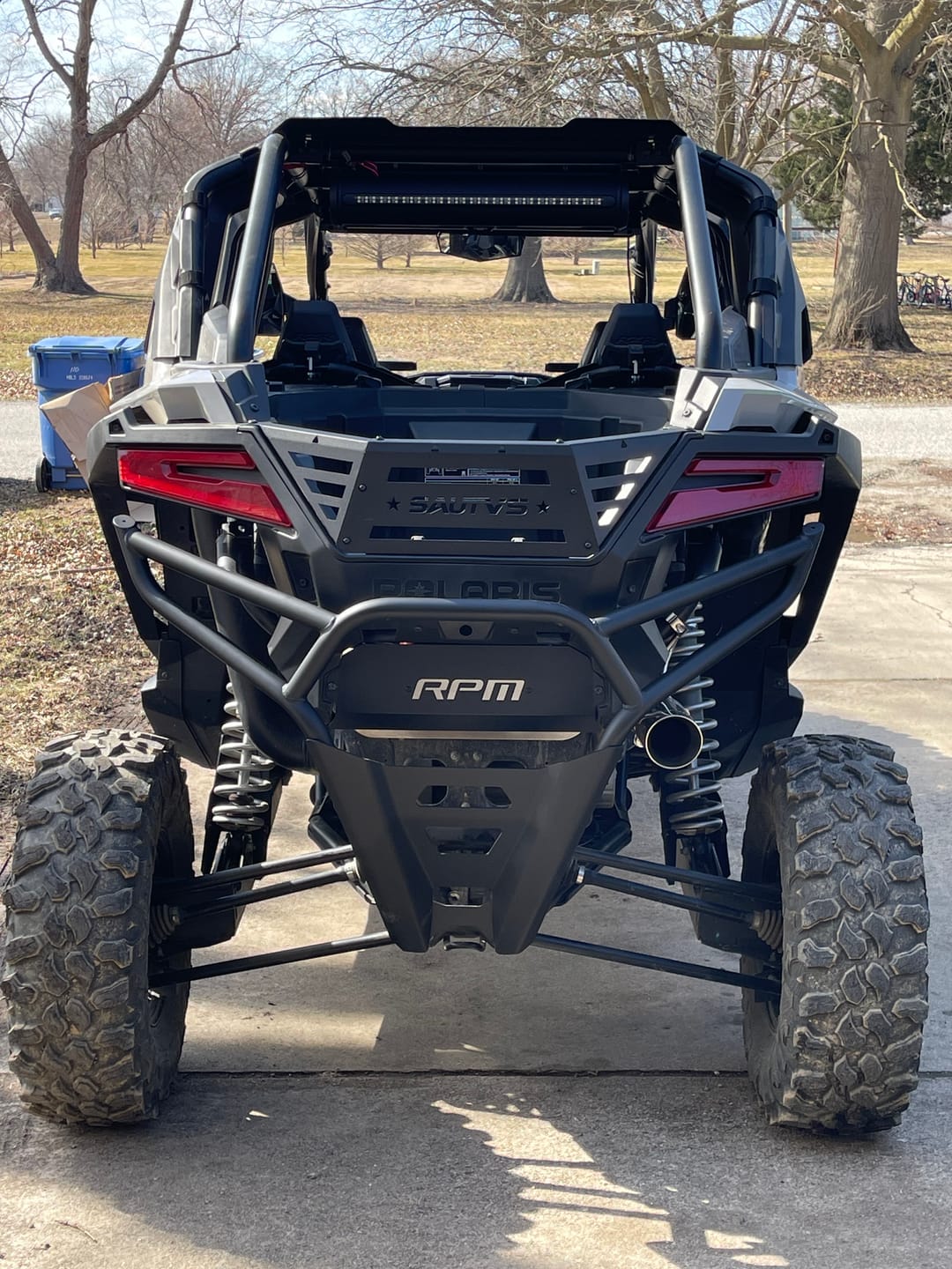 Customer photo review of RPM Pro XP & Turbo R Rear Fascia Delete Shield / Muffler Cover