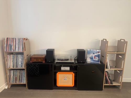 Customer photo review of A120 Vinyl Record Shelf