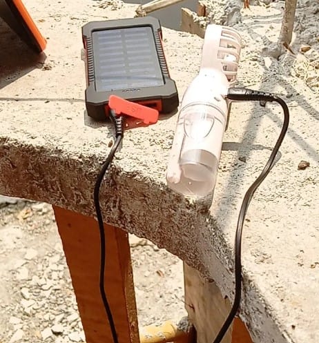 Customer photo review of SolaBank Wireless Charging Powerbank 10000mAh