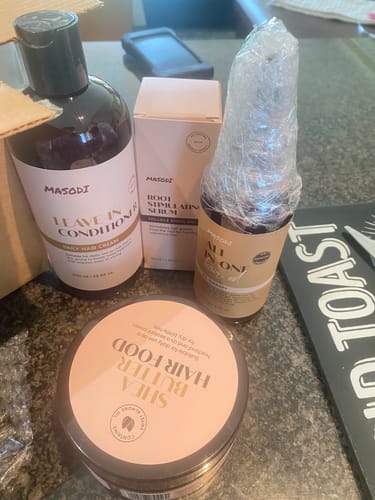 Customer photo review of Shea Butter Hairfood (200ml)