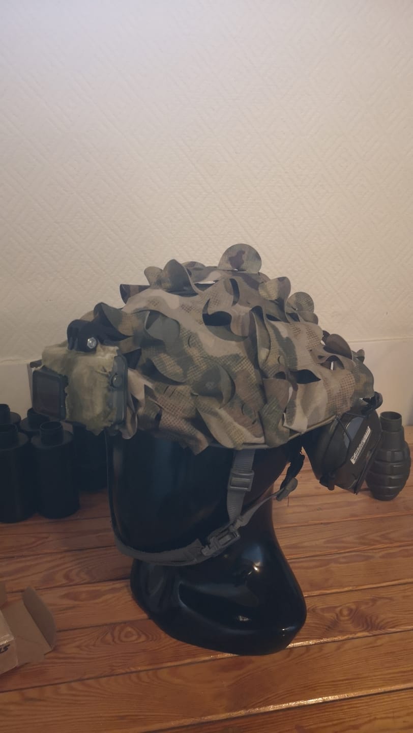 Customer photo review of Predator Ghillie™ Helmet Cover
