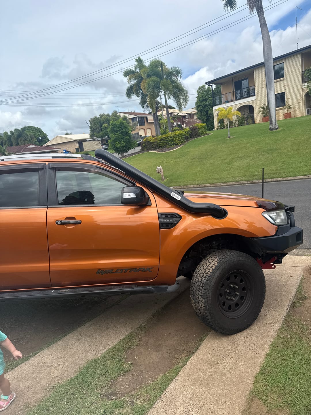 Customer photo review of PX1, PX2 & PX3 Ford Ranger Mid Entry Snorkel (Single Turbo)