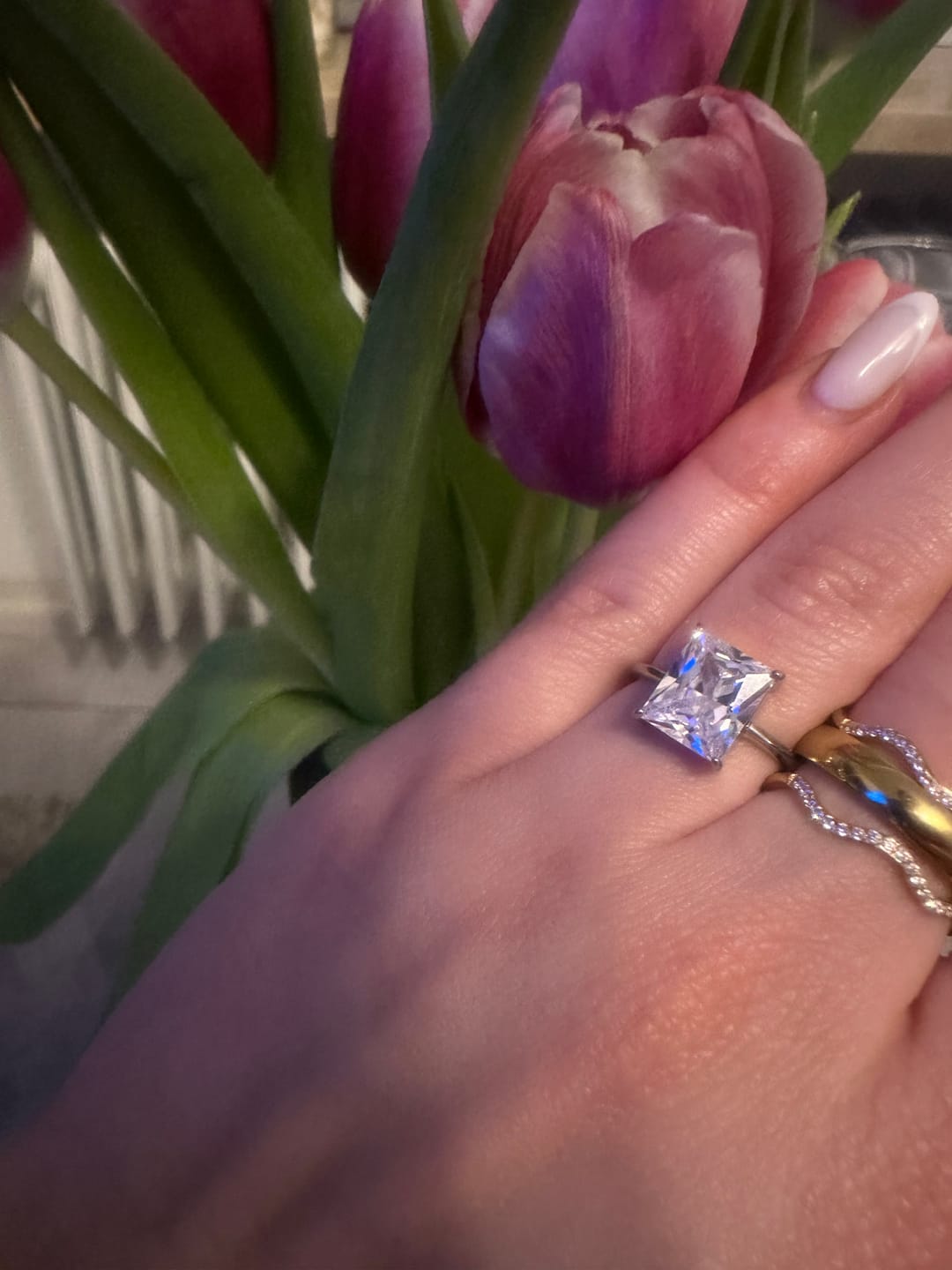 Customer photo review of Radiant Ring | 18K vergoldet