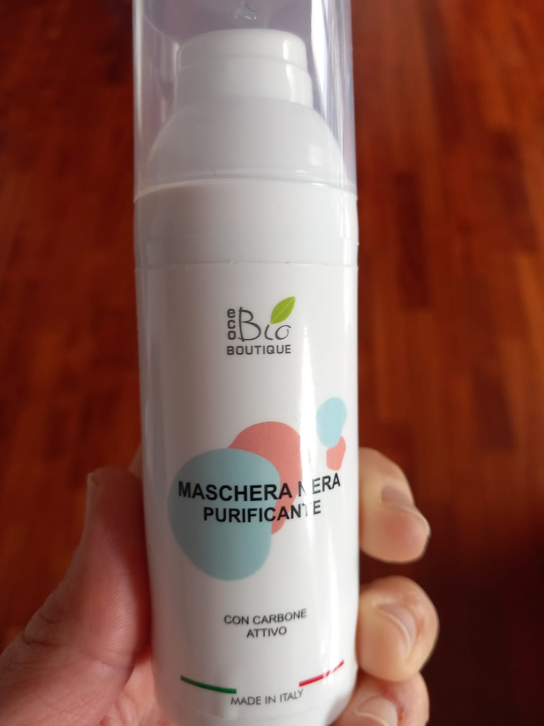 Customer photo review of Maschera Nera Purificante